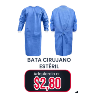 Bata cirujano estéril