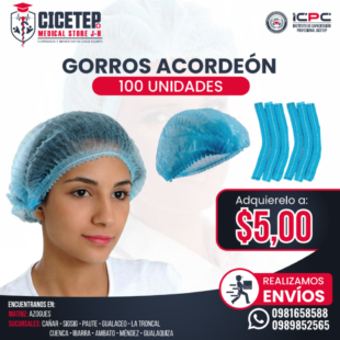 Gorros acordeón