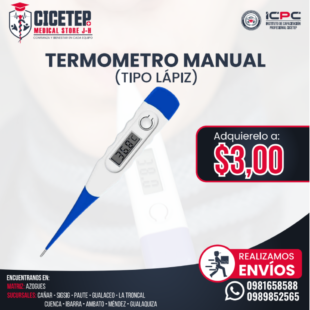 Termómetro Manual Tipo Lápiz