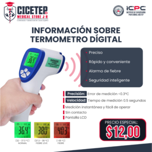 Termómetro Digital Sin Contacto