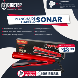 Plancha de Cabello Sonar