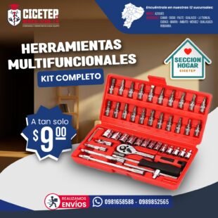 Kit de Herramientas Multifuncionales Kit Completo