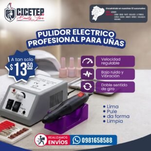 Pulidor Eléctrico Profesional para Uñas