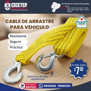 Cable de Arrastre para Vehículo