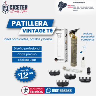 Patillera Vintage T9